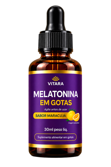 Melatonina em Gotas Vitara – Maracujá 30 ml