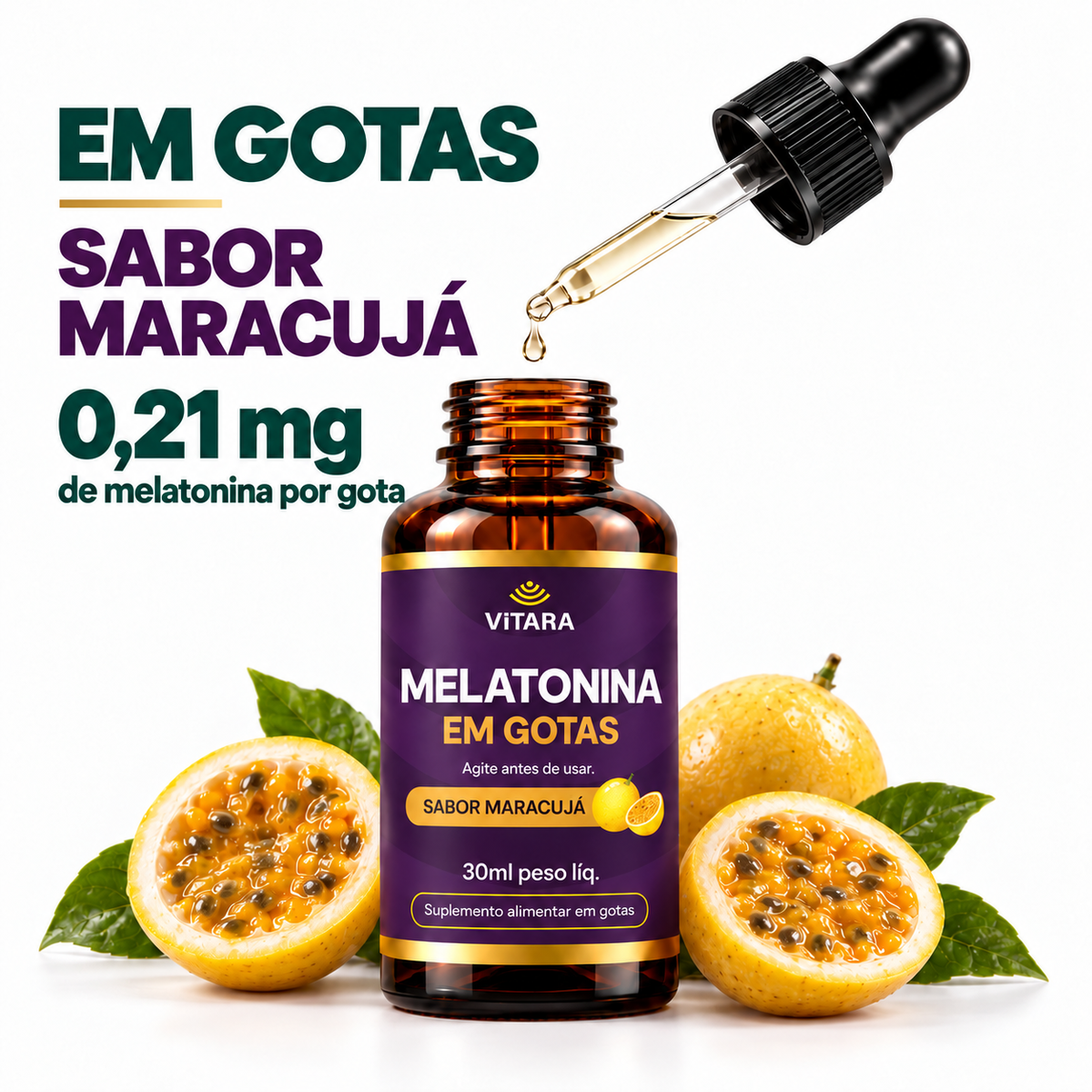 Melatonina Gotas - 30 ml