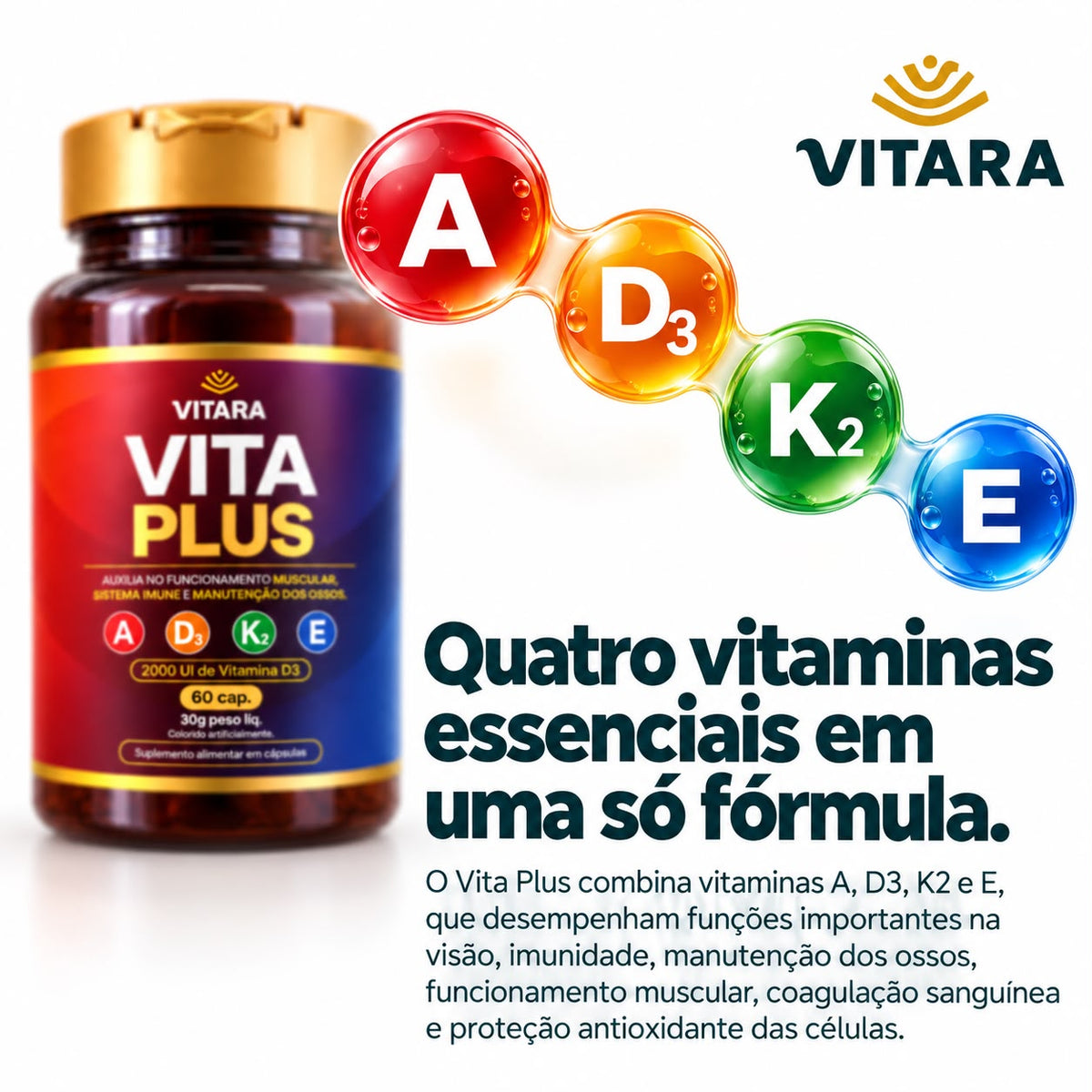 Vitamina A + D3 + K2 + E