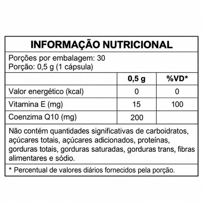 Coenzima Q10 + Vitamina E