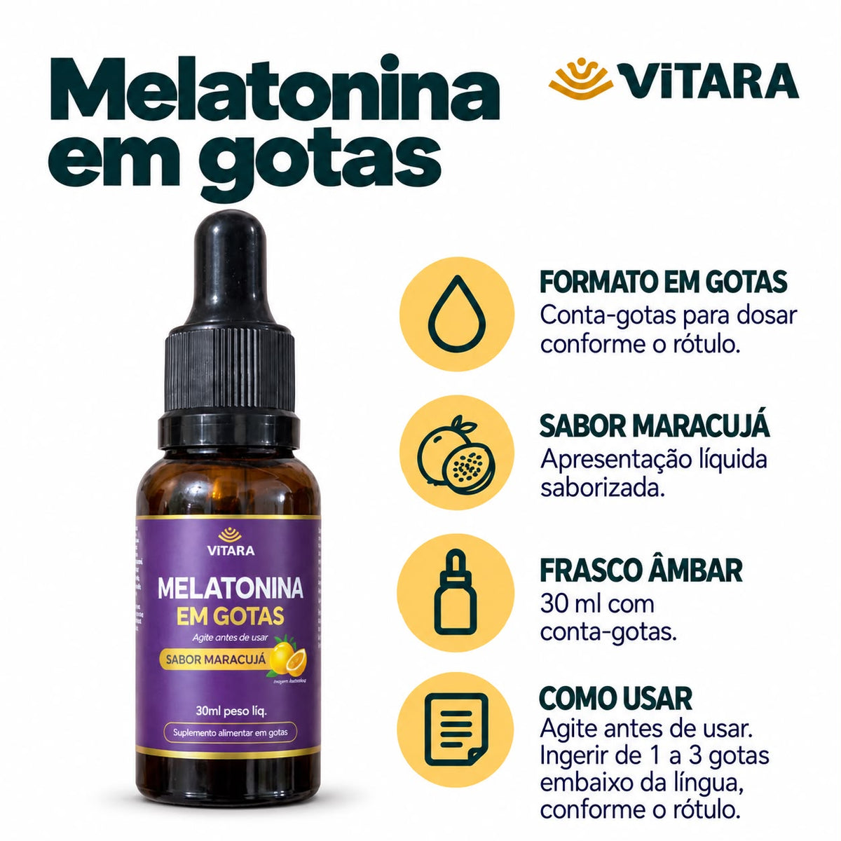 Melatonina Gotas - 30 ml
