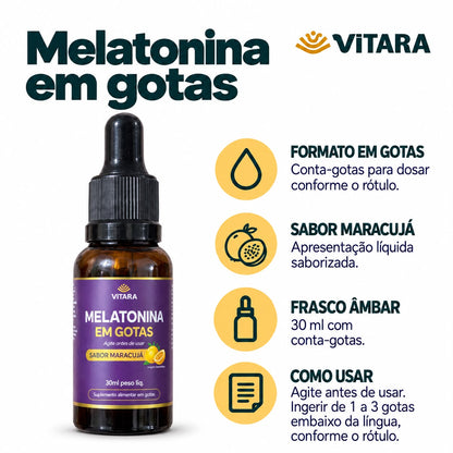 Melatonina Gotas - 30 ml