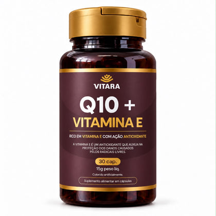 Q10 + Vitamina E Vitara – 30 cápsulas