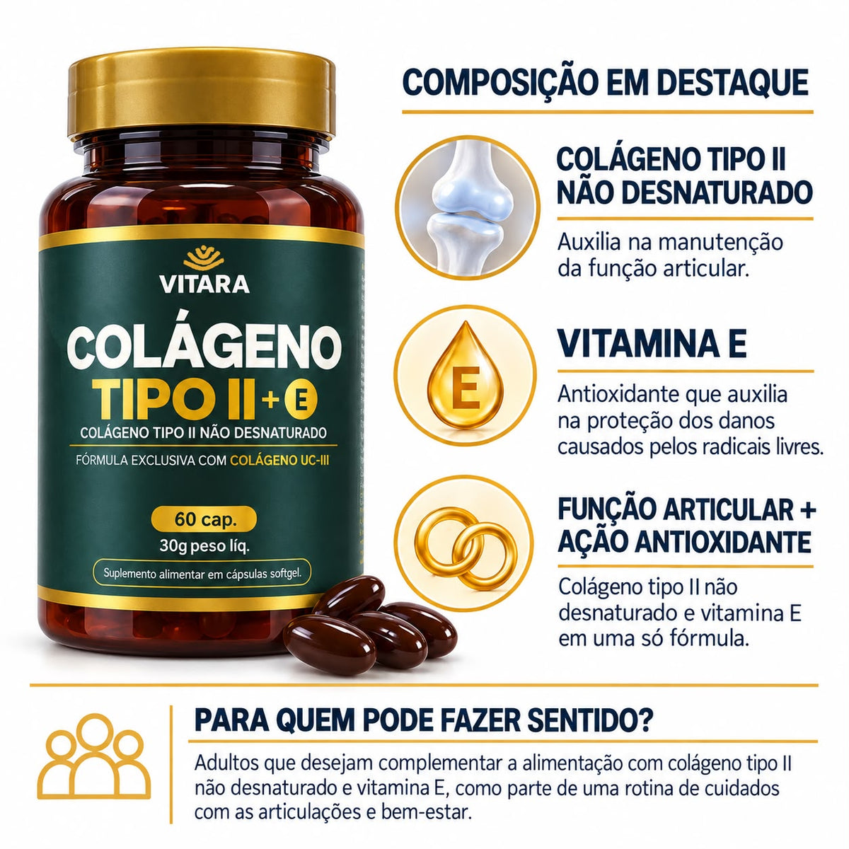 Colágeno Tipo II (Soft Gel)
