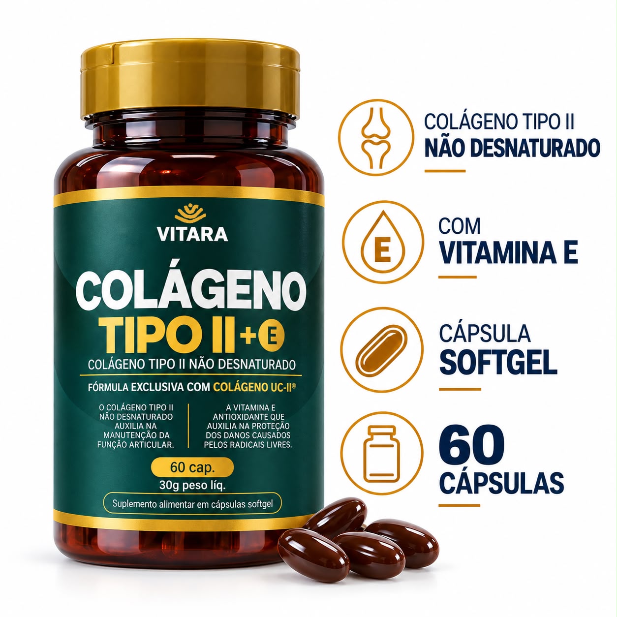 Colágeno Tipo II (Soft Gel)