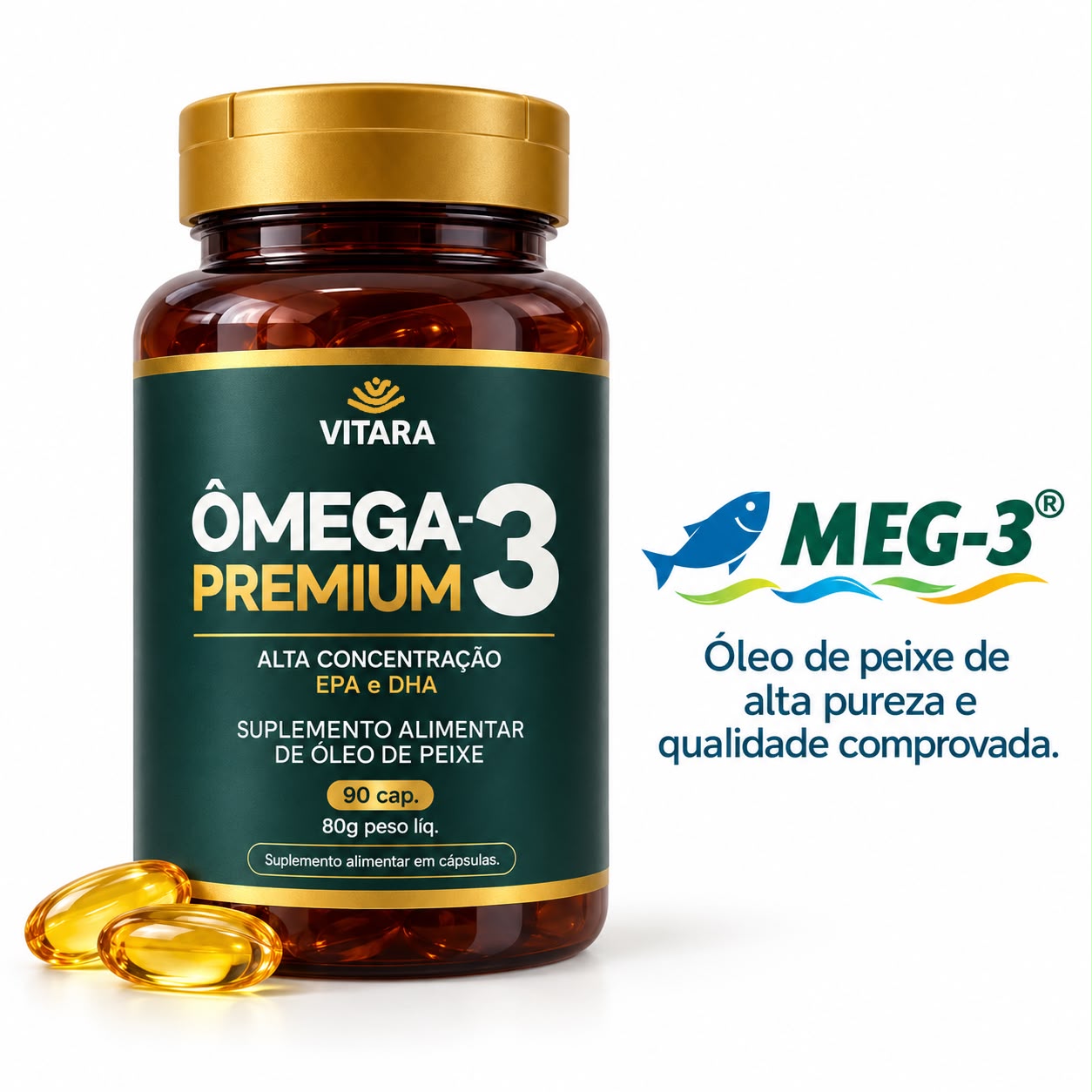 Ômega 3 18/12 (Soft Gel) - 120 cápsulas